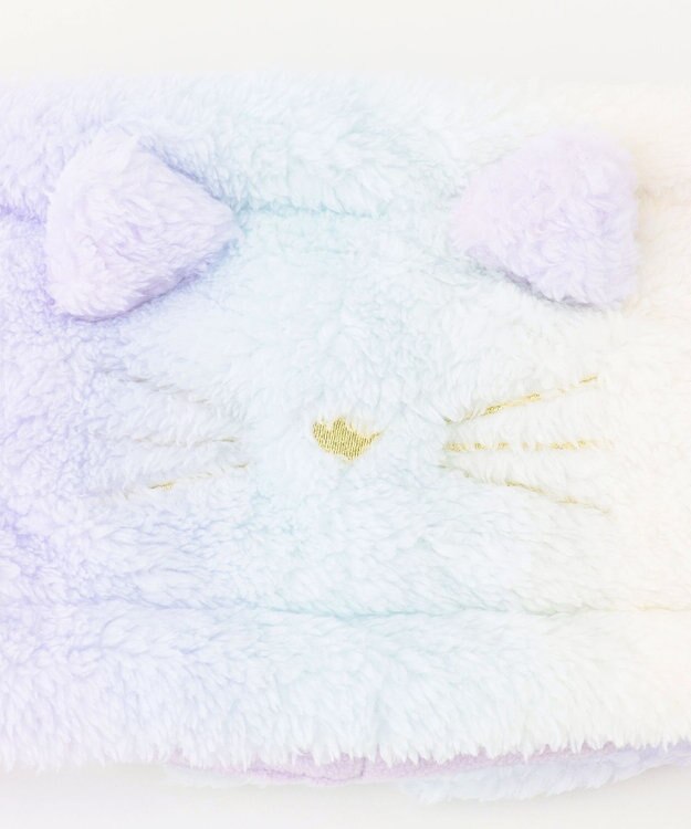 ANY KIDS ネッコウォーマー ラベンダー×レインボー