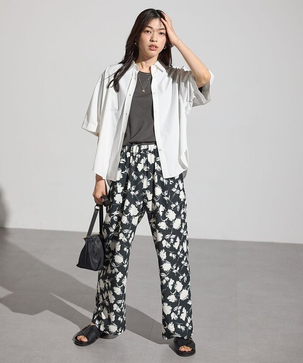 ANY エニィファンクションドルマンスリーブＴシャツ チャコール