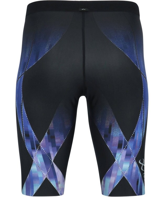 CW-X 【MEN】 CW-X メンズ スポーツタイツ ハーフ(ひざ上丈) 下半身サポート(股関節・腰・おしり・ふともも) マラソン 球技 HZO695 /ワコール サックス