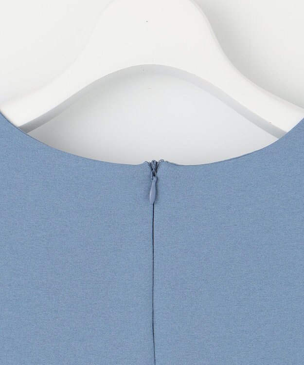 Feroux 【接触冷感・UVカット・吸水速乾】ラッシュガードペプラム オールインワン ブルー系