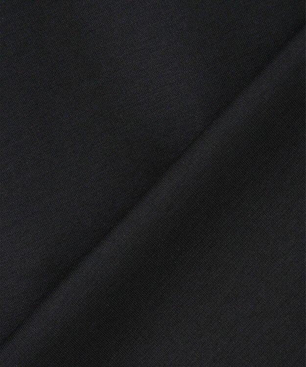 uncrave ダブルフェイスジャージー ボリュームスリーブカットソー ブラック