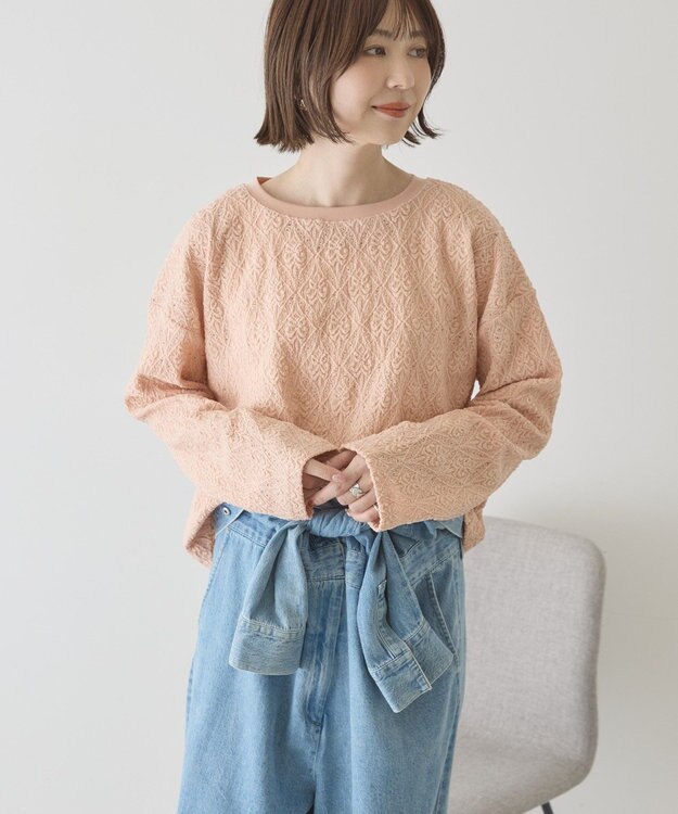 AMERICAN HOLIC 総レースプルオーバー Orange