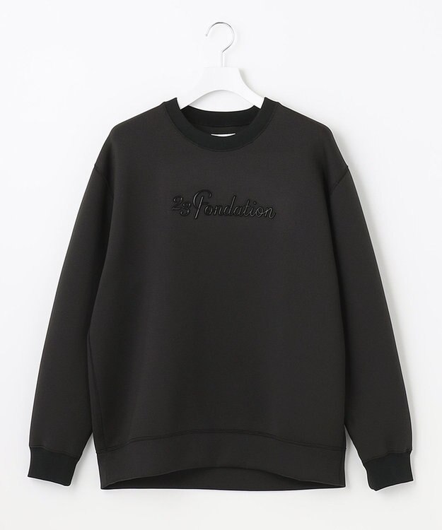 23区GOLF タウンユースにも使える【23Fondation/MEN】BASIC トレーナー ブラック系