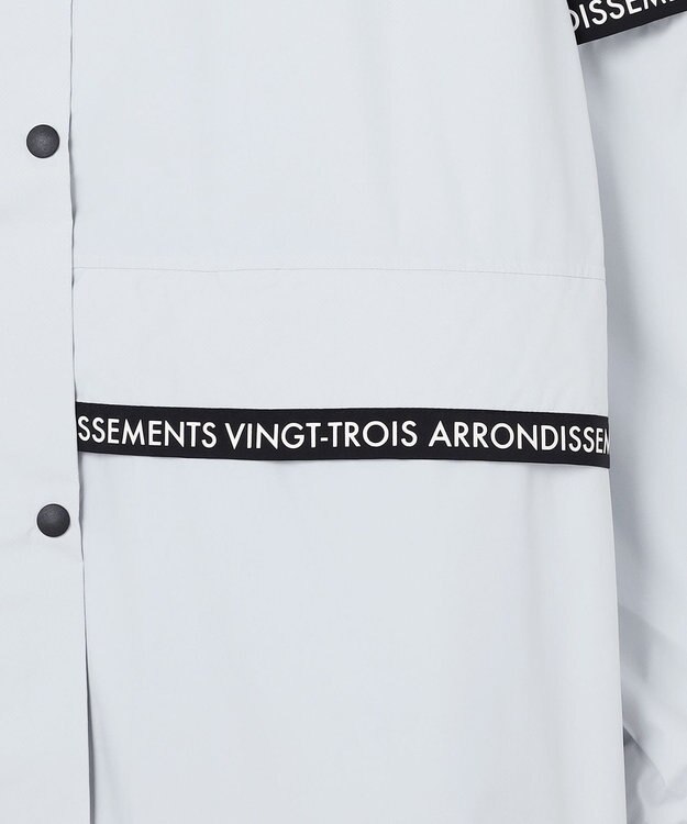 23区GOLF 【WOMEN】レインワンピース　撥水　耐水 ライトグレー系