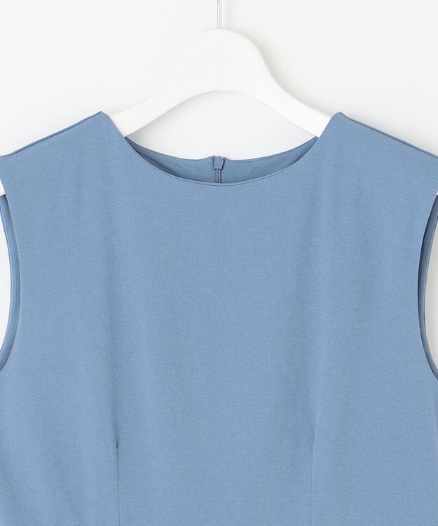 Feroux 【接触冷感・UVカット・吸水速乾】ラッシュガードペプラム オールインワン ブルー系