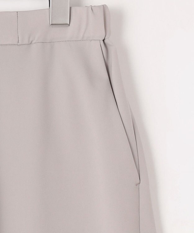 自由区 【洗える・XSサイズあり】ライト2WAYストレッチワイド パンツ グレー系