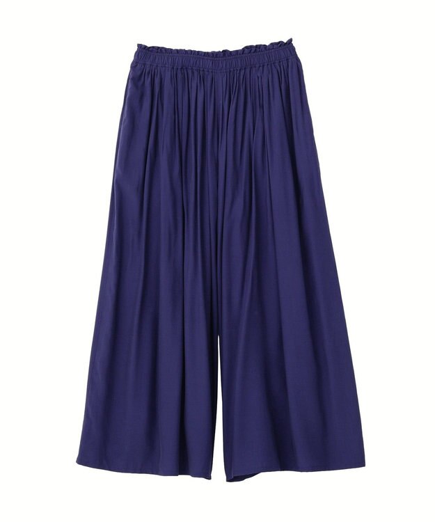 Green Parks 接触冷感シルキータッチローンスカーチョ Blue