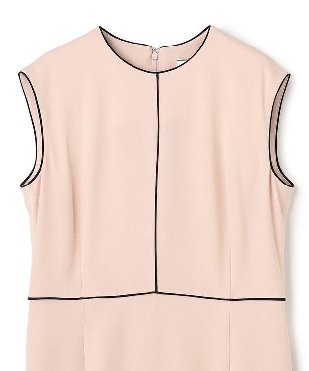 BEIGE， 【セットアップ対応】CINDY / クルーネックドレス Nude × Black