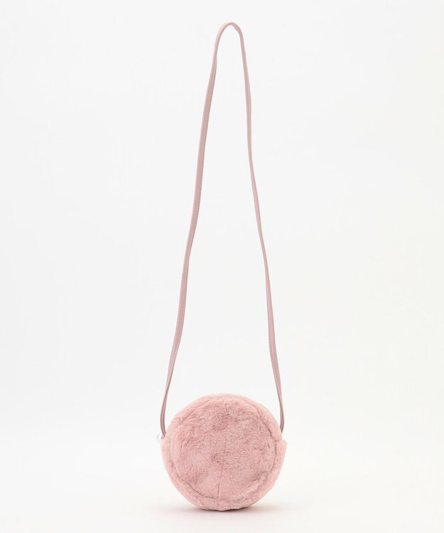 ANY KIDS フェイクファーポシェット ピンク