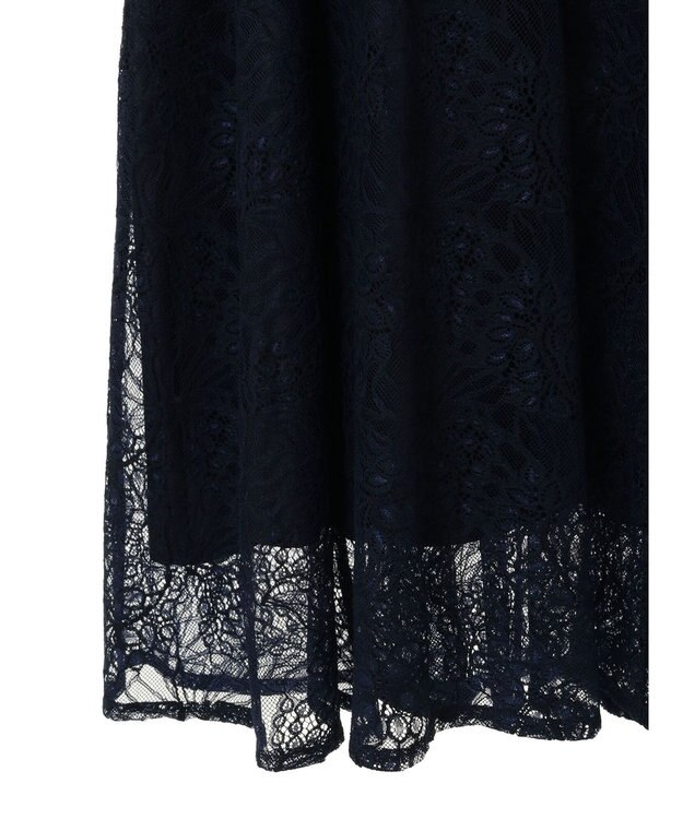 earth music&ecology ＳＥＴ２点　シースルーブラウス付きキャミワンピース Navy