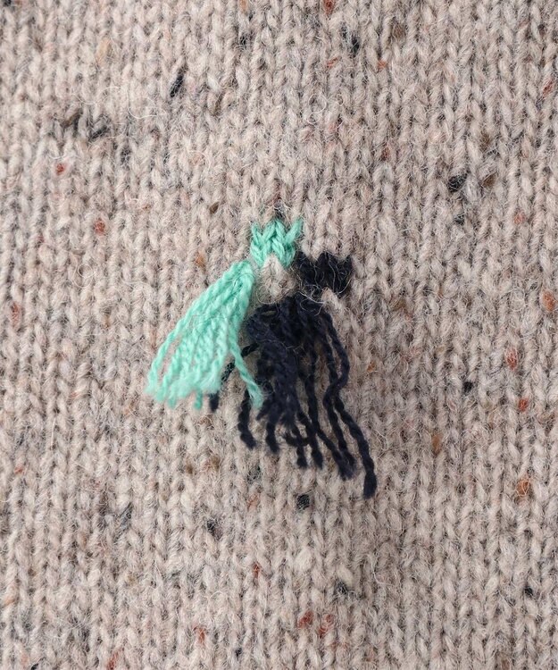 Paul Smith タッセルジャカード カーディガン ベージュ