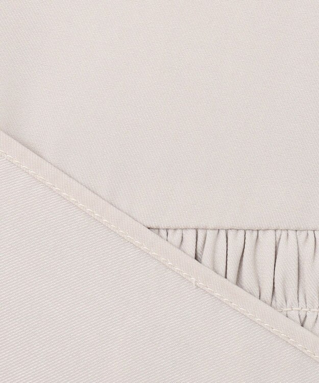 ANY SIS S 【洗える】かさねシャーリング ブラウス アイボリー