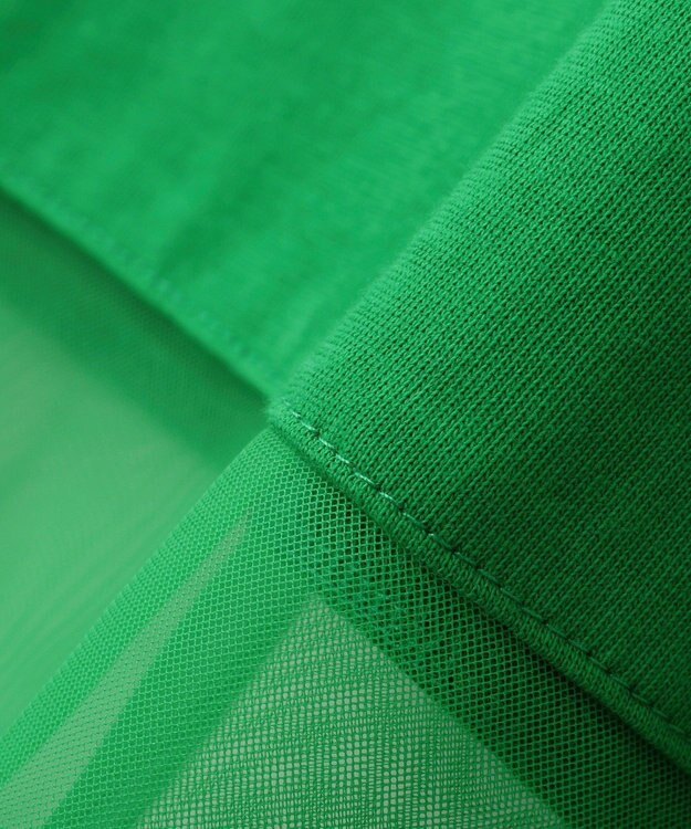 Green Parks 【適ON】遮熱チュールドッキングプルオーバー Green