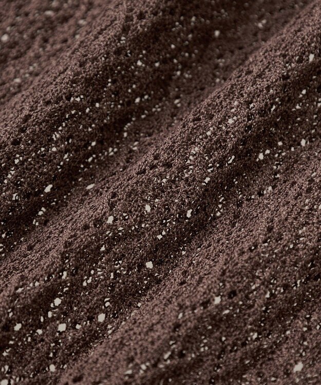 AMERICAN HOLIC 2WAYレース編みニットカーディガン Brown