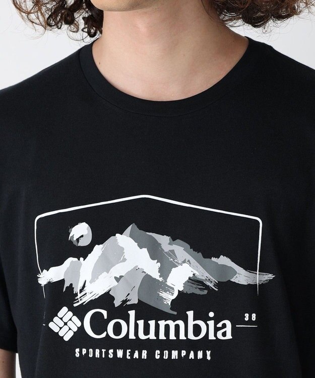 Columbia Columbia/ パスレイクグラフィックTシャツII /コロンビア Black、 Peaceful Perspective