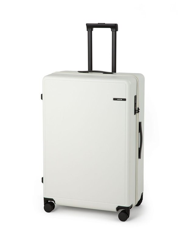 ACE BAGS & LUGGAGE ACE ベベル スーツケース 92L 7~10泊 ドリンクホルダー付き 05683 エース ホワイト