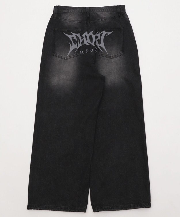 WEGO トライバルデニムパンツ デニムブラックソノタ