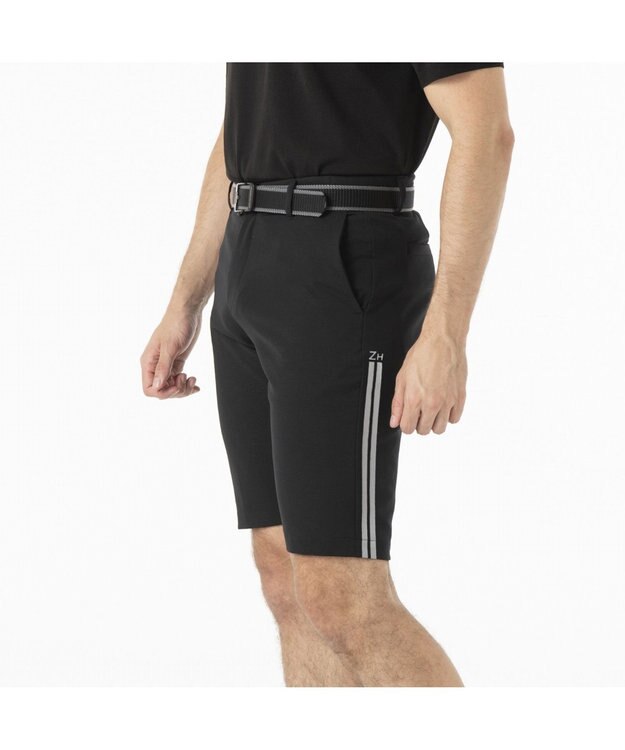ZERO HALLIBURTON 【撥水・通気性】 ダブルリブエアーインプレッションショートパンツ ZHG-M5S11d 82967 ブラック