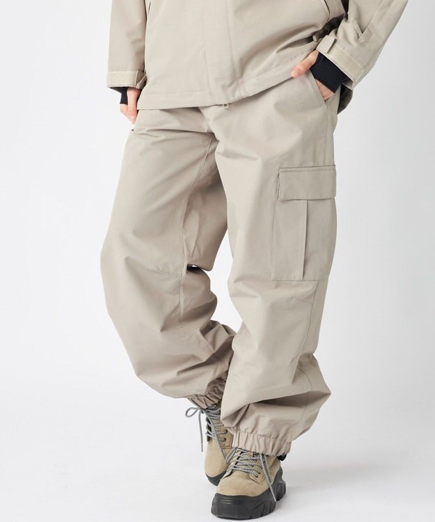 OP／FILA 【ocean pacific】 スノーウェア ワークスタイルカーゴパンツ ベージュ