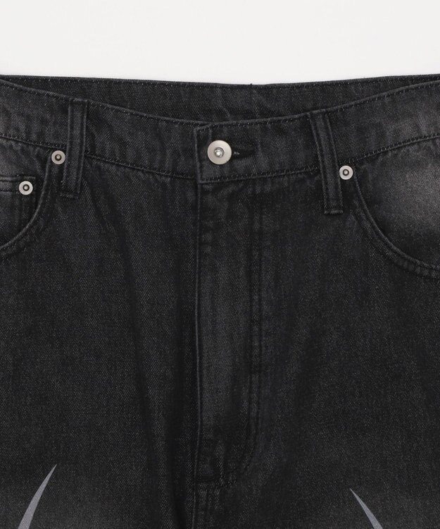 WEGO トライバルデニムパンツ デニムブラックソノタ