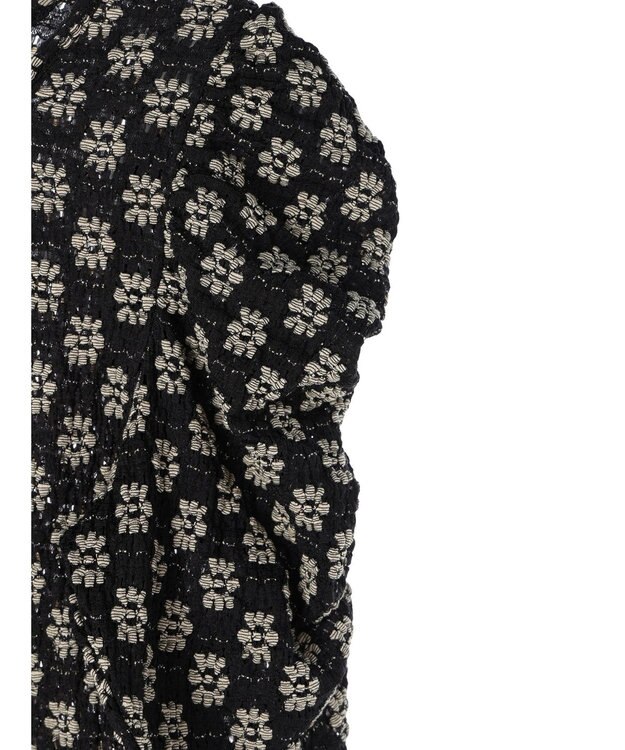 Green Parks ・Ｐｅｔｉｔ　Ｆｌｅｕｒ　フラワーレースプルオーバー White×Black