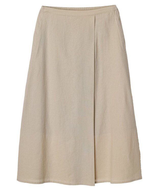 AMERICAN HOLIC リネンブレンドフレアスカート1 Light Beige