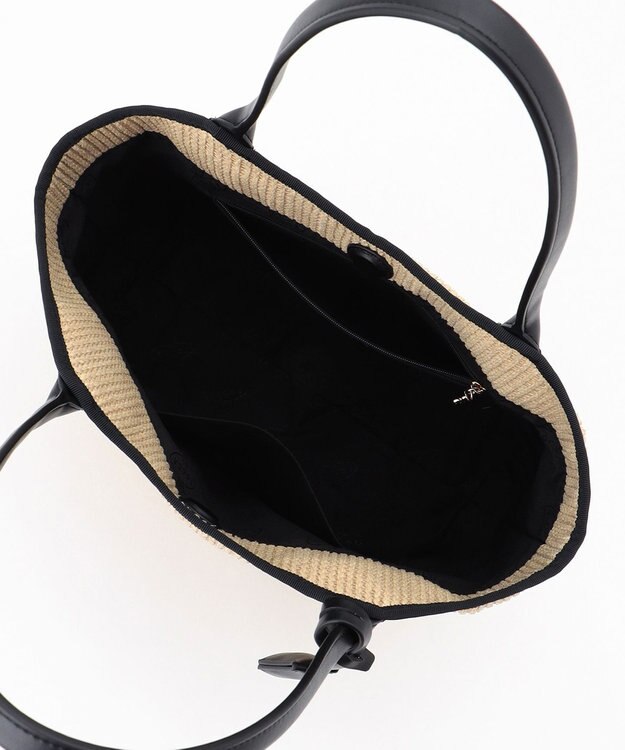 TOCCA 【A4サイズ対応】T-JARDIN BASKET かごバッグ ベージュ系