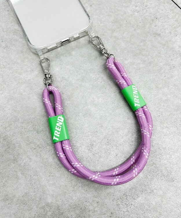 WEGO ロープハンドストラップ パープル