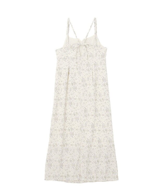 earth music&ecology フラワーバッククロスキャミワンピース Ivory