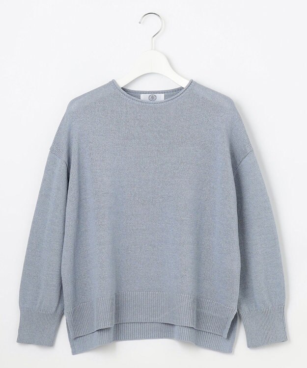 J.PRESS LADIES L 【洗える】DRY COMFORT ニット ブルー系