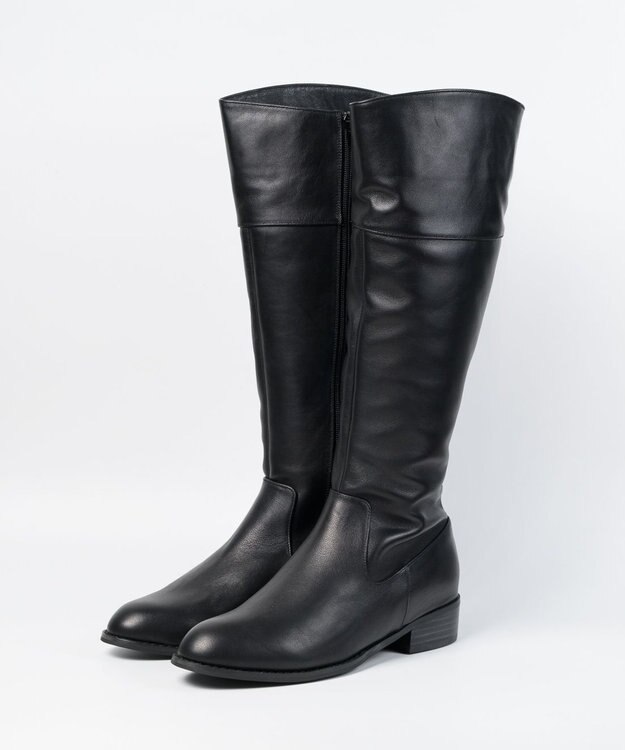 BONTRE 【MIONOTIS/ミオノティス】リアルレザージョッキーブーツ/714B ブラック