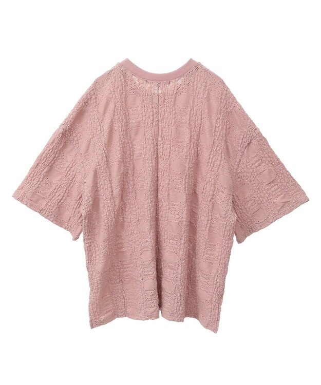 Green Parks ・ＳＵＧＡＲ　ＳＰＯＯＮ　シャーリングカットレースＴＥＥ Pink