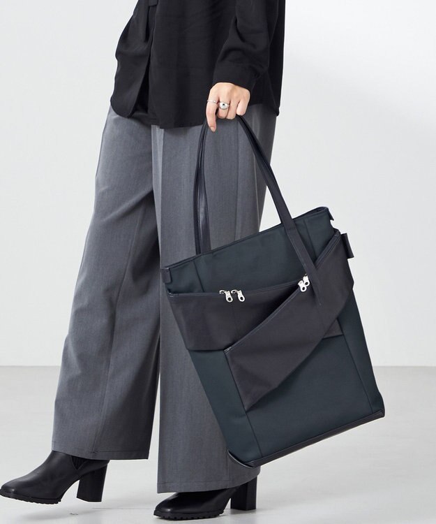 Y'SACCS 【Y'SACCS Gene Line】モルビアン トートバッグ Tall ネイビー