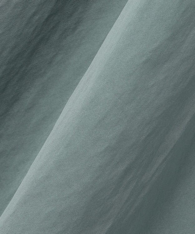 NAVE 【ReNAVE　洗える】グロスサテン ドレス スモーキーグリーン系