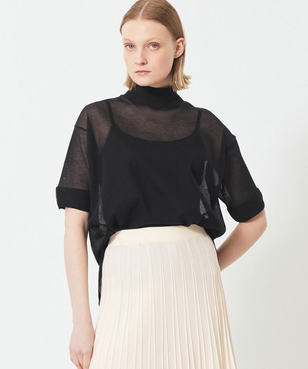 BEIGE， YUZU / ニットトップス Black