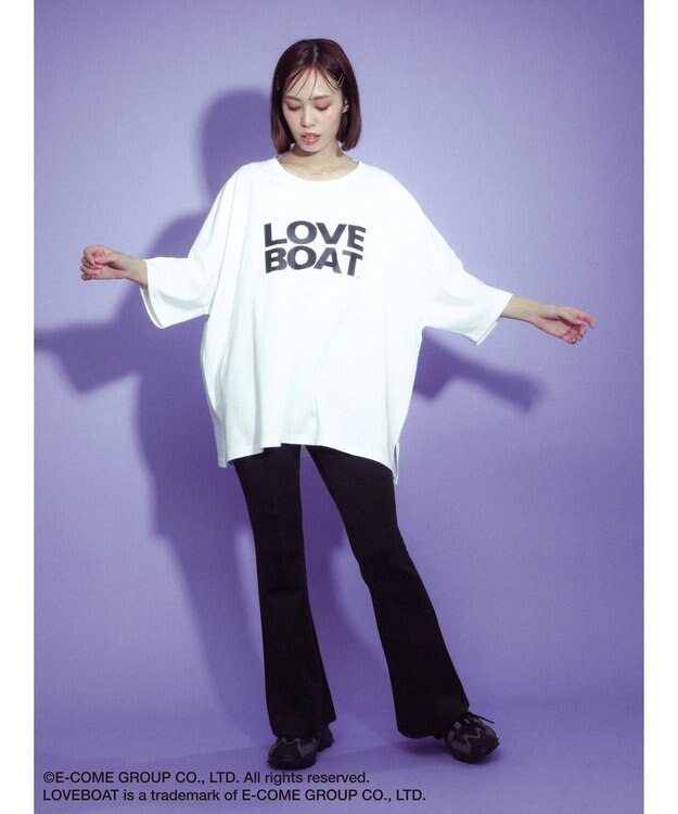 Green Parks ■別注　ＬＯＶＥ　ＢＯＡＴ　ロゴｐｔビッグＴ White