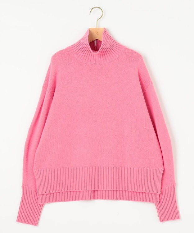 組曲 ウールカシミヤミックス ロールネック ニット 【WEB限定】ローズピンク系9