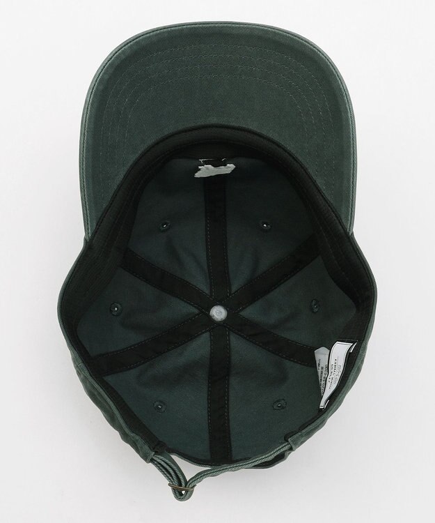 J.PRESS YORK STREET 【UNISEX】ピグメント ロゴキャップ ダークグリーン系