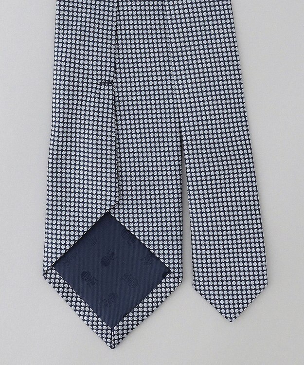 GOTAIRIKU 【日本製】西陣ネクタイ_マイクロ小紋柄 ブルー系8