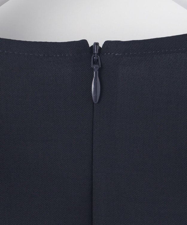 J.PRESS LADIES 【洗える】RELAXIONツイル クルーネック ブラウス ネイビー系