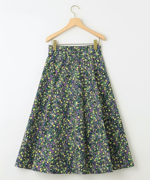 組曲 【23AW】フラワープリント ドラマティック スカート パープル系5