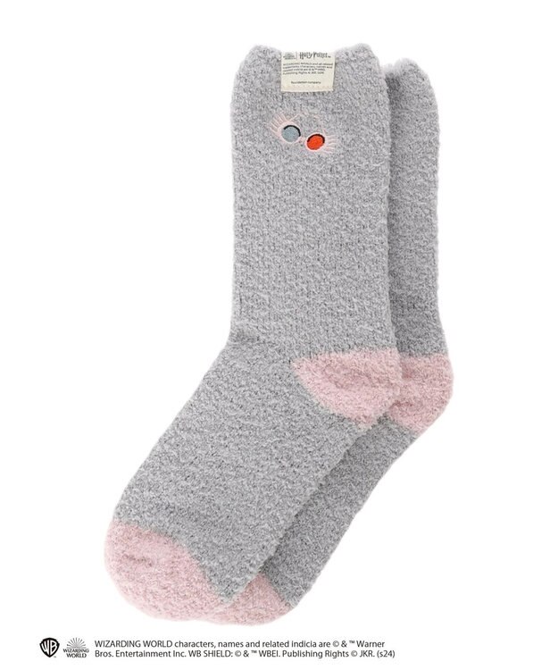 Green Parks ハリーポッター／ワンポイントルームソックス Light Gray