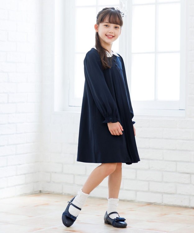 新品組曲140ワンピース卒業式入学式 110-140㎝】KUMIKYOKU NAVY ワンピース / 組曲 KIDS