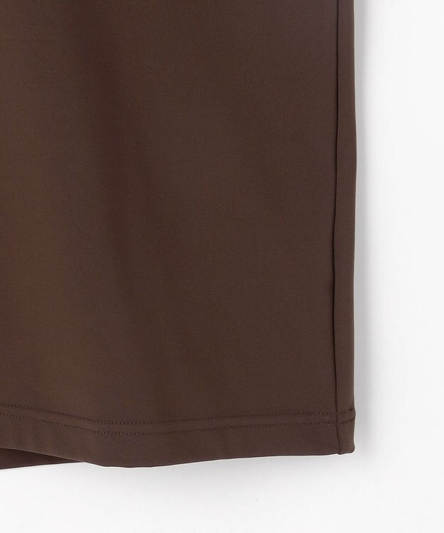 PW CIRCULUS 【裏起毛であたたか】【MEN】WAVY LOGO  裏起毛ロングスリーブモックネックT ゴルフ ダークブラウン系