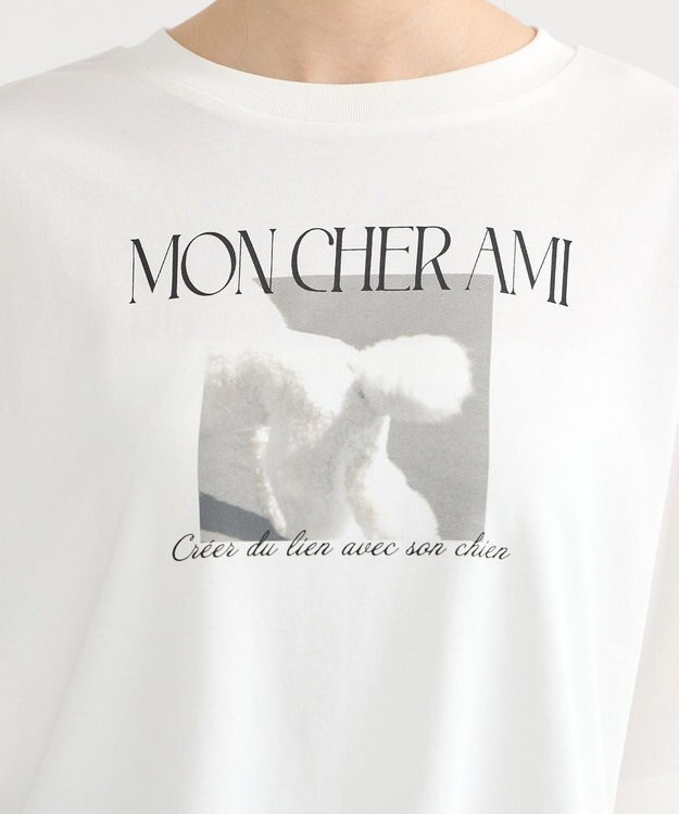 earth music&ecology 【接触冷感/洗濯機可】PhotoショートＴ Off White