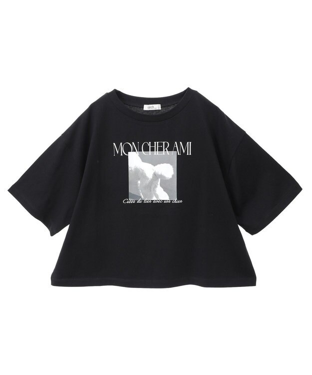 earth music&ecology 【接触冷感/洗濯機可】PhotoショートＴ Off White