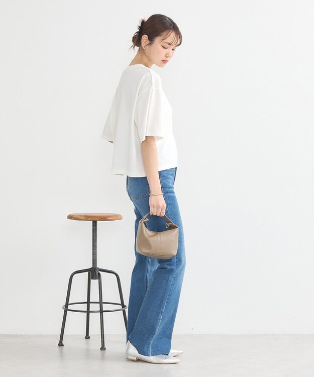 earth music&ecology 【接触冷感/洗濯機可】PhotoショートＴ Off White