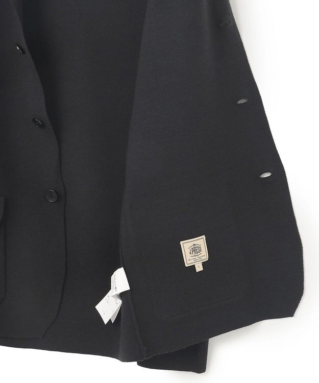 J.PRESS MEN ミラノリブ ニットジャケット グレー系