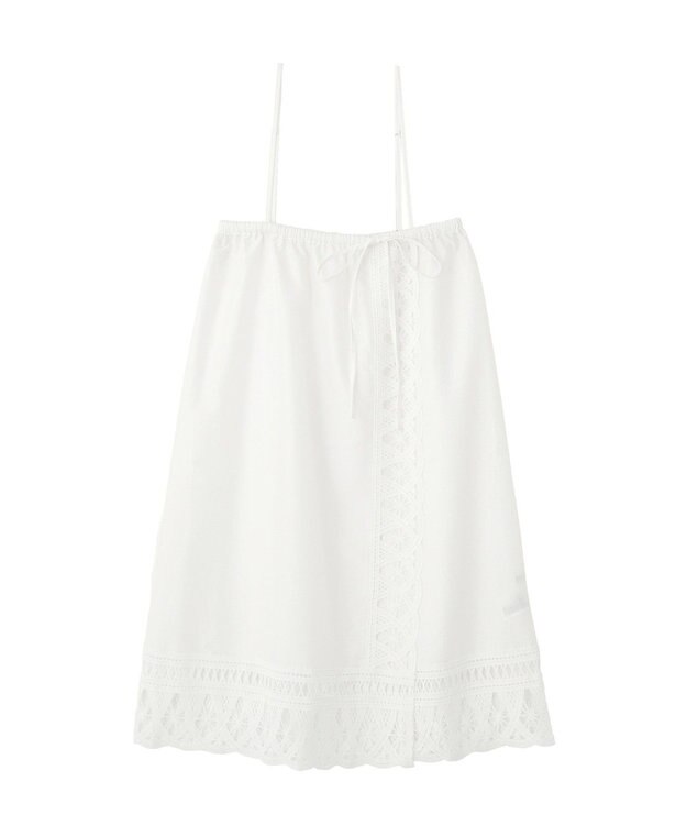 Green Parks ２ｗａｙレースキャミワンピース Off White