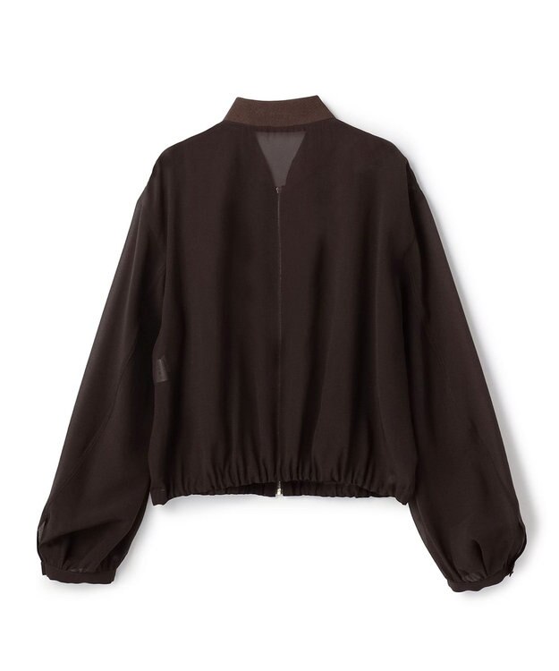 BEIGE， SERAPHIN / ライトシアーギャザー ブルゾン Bordeaux